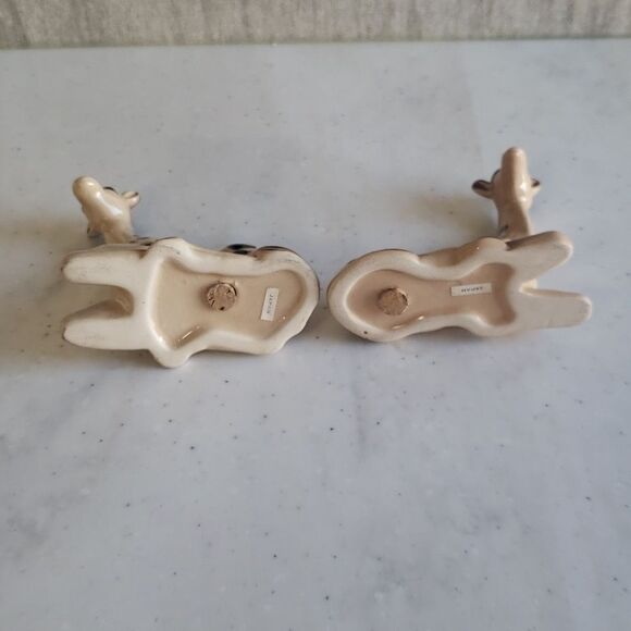 Cute Vintage Giraffe Porcelain Salt & Pepper Shakers - Picture 4 of 9